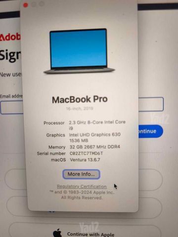 Apple MacBook Pro + מטען