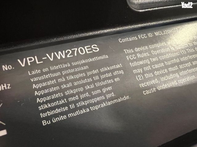 מקרן סוני VPL-VW270ES