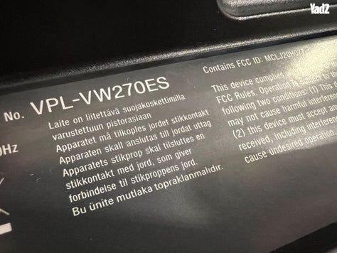 מקרן סוני VPL-VW270ES