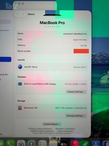 MacBook Pro 16" M4 Max 64G 1T
