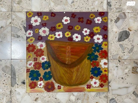 3 ציורי שמן ואקריליק