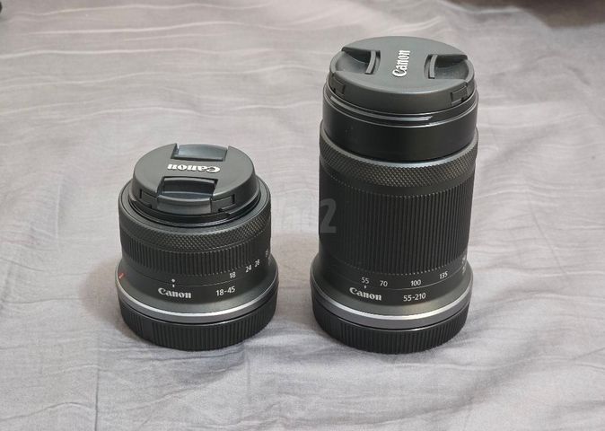 Canon r50 + 18-45mm + 55-210mm