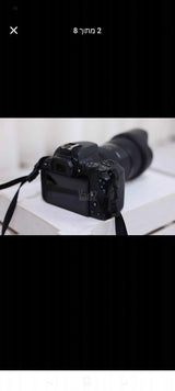 מצלמת canon ועדשת sigma