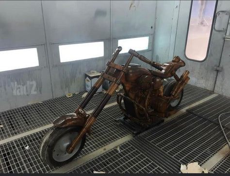 ‏Vintage / אופנוע מעץ
