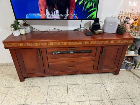 מזנון עץ מלא