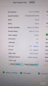 Ipad gen 6 128GB