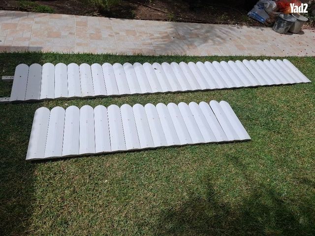 גדר לבנה pvc