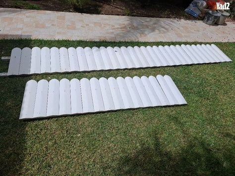 גדר לבנה pvc