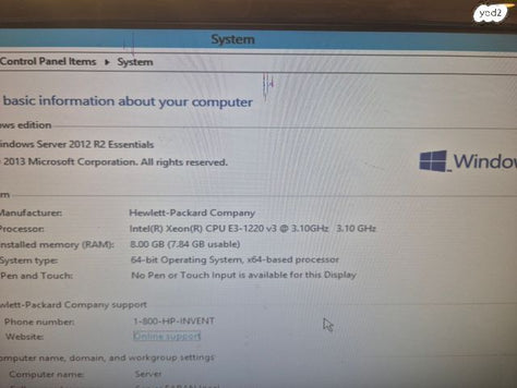 hp proliant ML 10 v 2