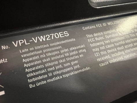 מקרן סוני 4K VPL-VW270ES