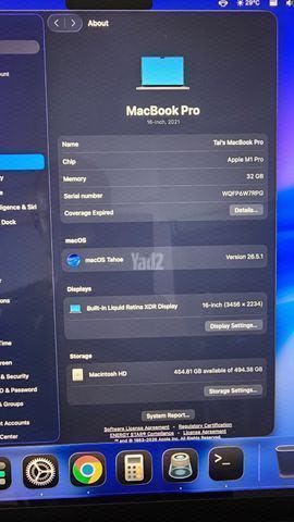 MacBook M1 Pro 16 inch