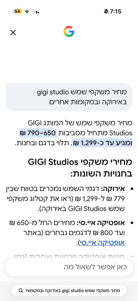 Gigi studio spain polarized