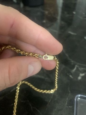 שרשרת זהב חבל