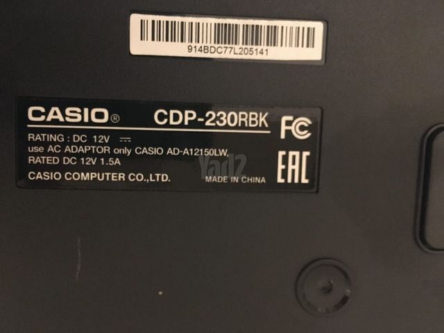 פסנתר Casio CDP 230rbk