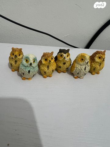 6 ינשופים דקורטיביים קטנים