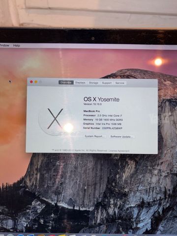 Macbook pro 2015