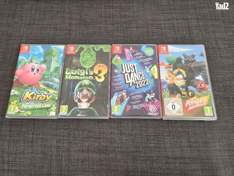 Nintendo switch 1 + 4 משחקים