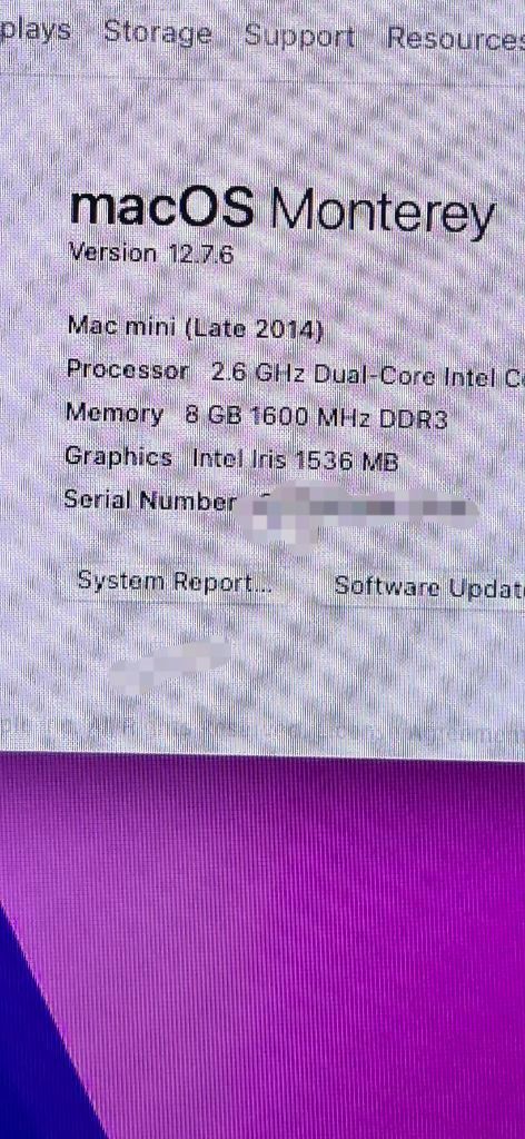 Mac mini i5 8GB/256GB