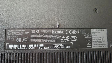 מחשב נייד dell vostro 3590