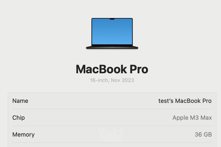 MacBook Pro 16 M3 Max 36GB
