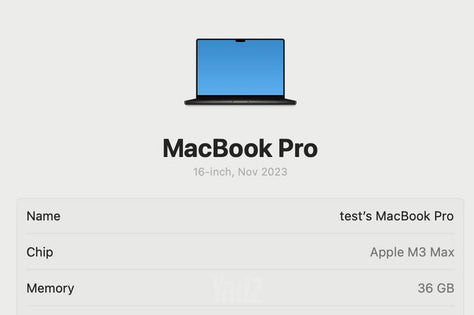 MacBook Pro 16 M3 Max 36GB