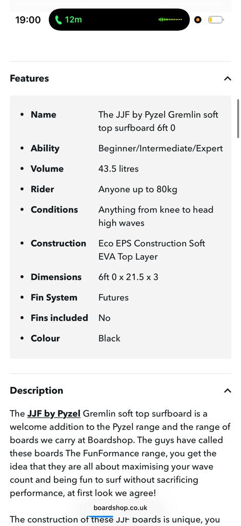 JJF by Pyzel Gremlin – 6ft