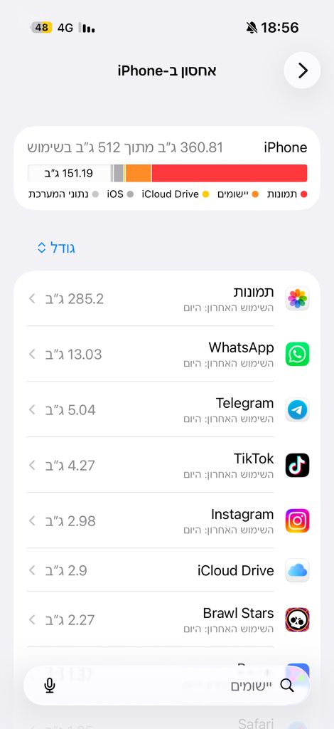 אייפון 17 פרו 512GB