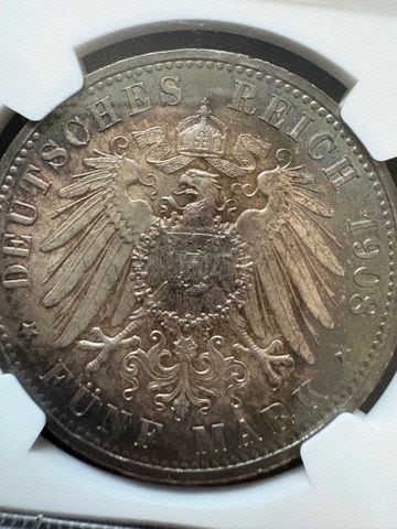 Saxe-weimae-eisenach 1908 ms65