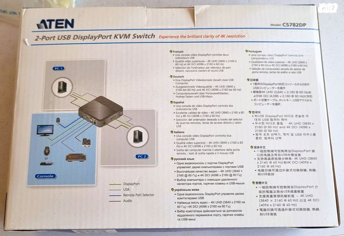 מתג KVM USB DisplayPort
