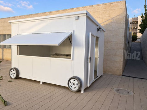 מבנים ניידים פודטראק/עגלת קפה