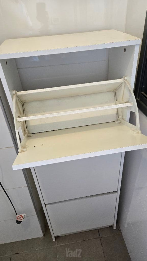 ארון IKEA BISSA- 3 תאים- לבן