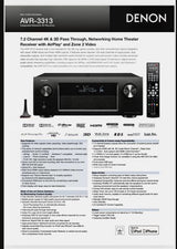 רסיבר דנון AVR 3313