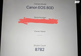 מצלמת canon D80 במצב חדש