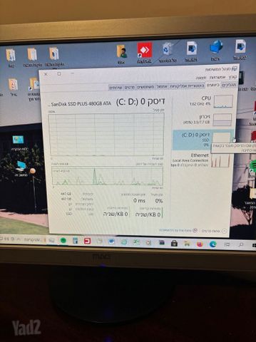 מחשב אישי pc+מסך גדול