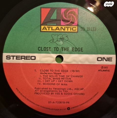 Yes - Close to the edge (US)