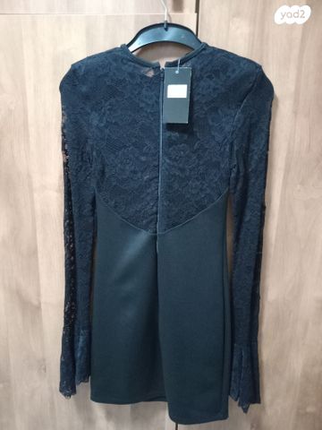 שמלת ערב מיני שחורה