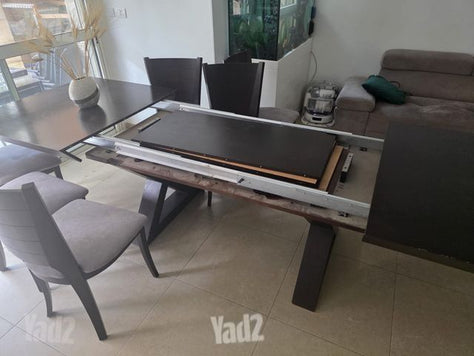 שולחן סלון/פינת אוכל מעץ מלא