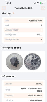 מטבע כסף Black Flag Perth Mint