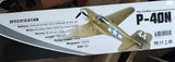 טיסן Durafly Curtiss P40N  PNF