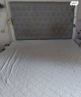 מיטה זוגית לבנה רוחב 1.60