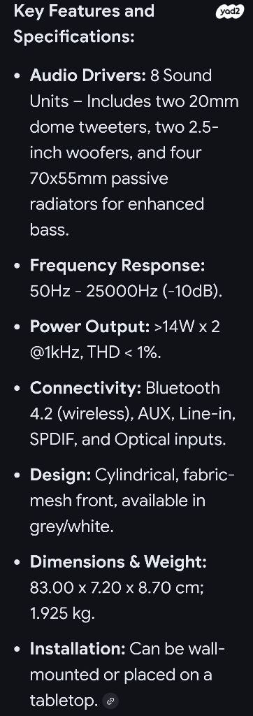 Xiaomi sound bar DZ-27-DA