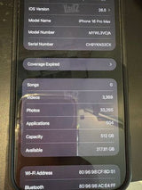 Iphone 16 Pro Max 512 GB