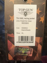 ז'קט עור TOP GUN