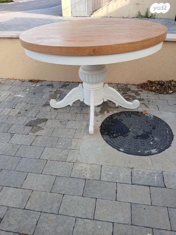 שולחן  אוכל עגול נפתח