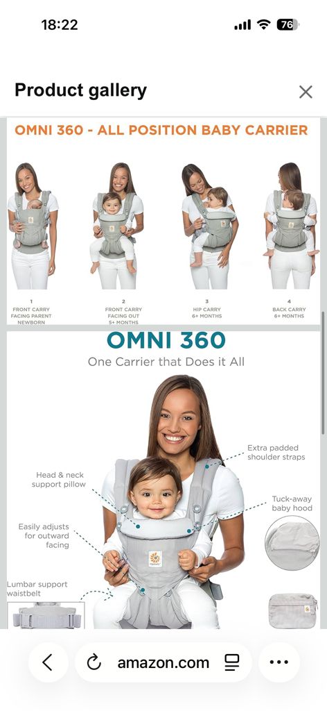 Ergobaby 360 Cool Air Mesh