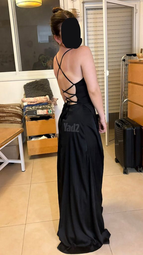 שמלת ערב שחורה
