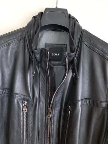 Hugo Boss leather jacket