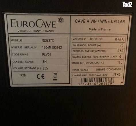מקרר יין V100/NDB37X EuroCave