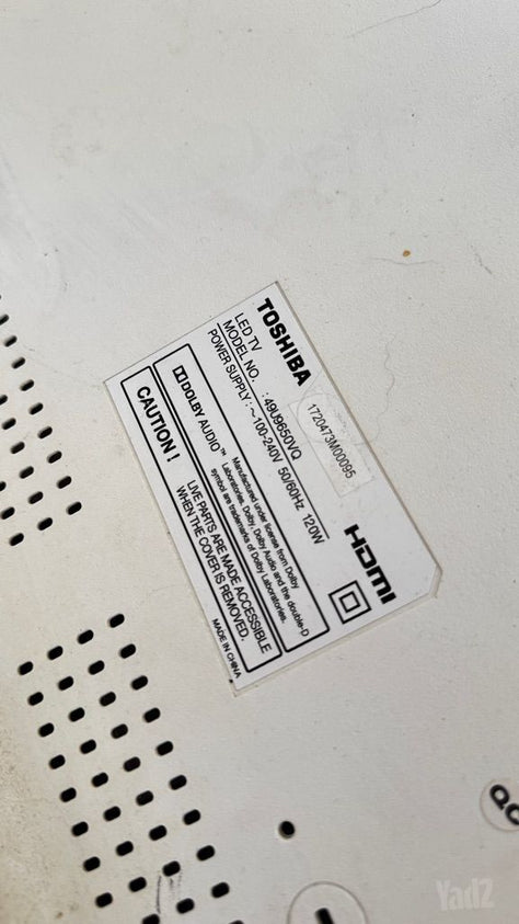 טלוויזה toshiba