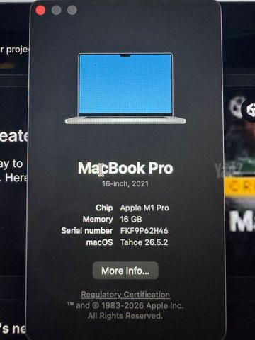 Macbook Pro 16 M1 16